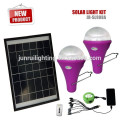 Made in china lighting CE Solar LED Home Lighting for Indoor House with 2 bulbs